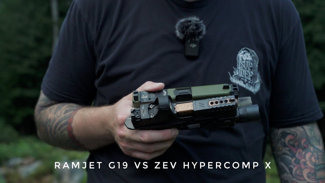 GLOCK 19 Gen 5 Ramjet Afterburner vs Zev OZ9 Hypercomp X Icarus