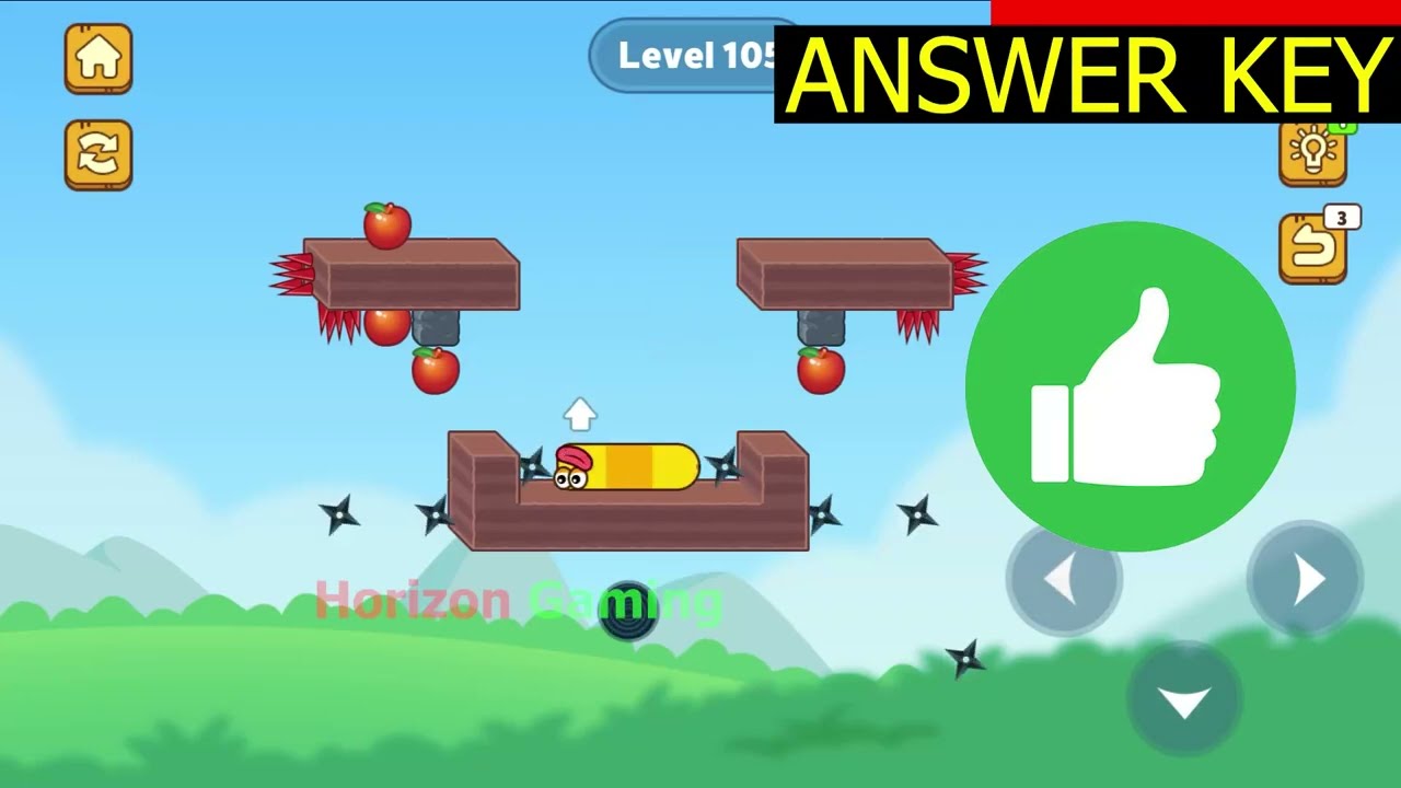 Hungry Worm - Greedy Worm LEVEL 105 - Gameplay Walkthrough Android IOS