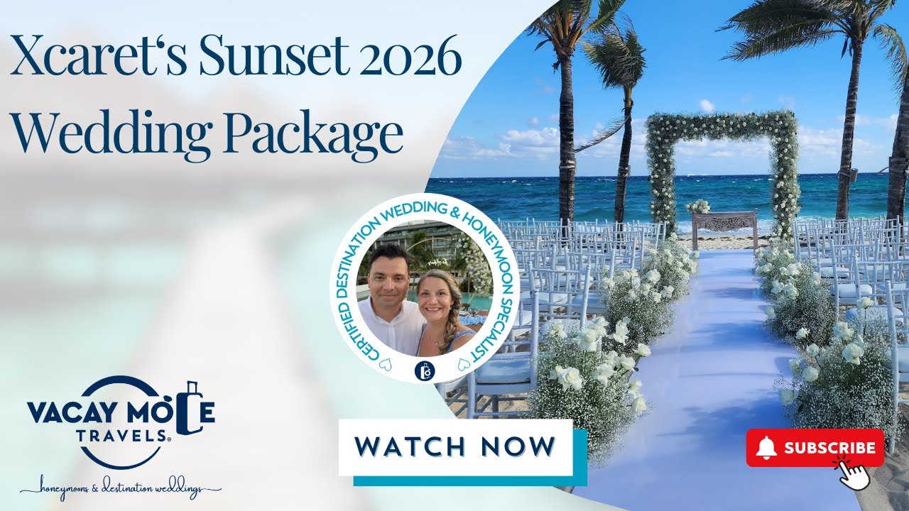Xcaret NEW Sunset 2026 Wedding Package  #xcaretweddings #mexicowedding #destinationweddingplanner