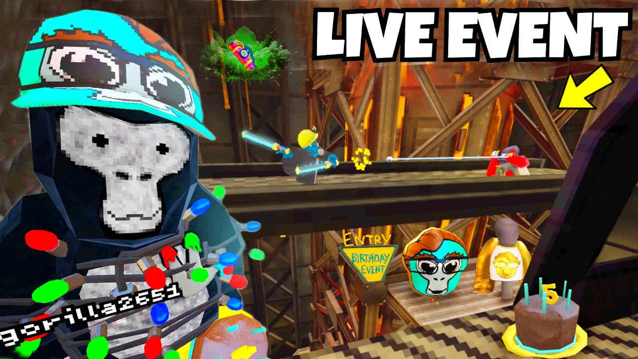 Gorilla Tags New Lemmings Birthday Live Event (DRILL FIGHT)