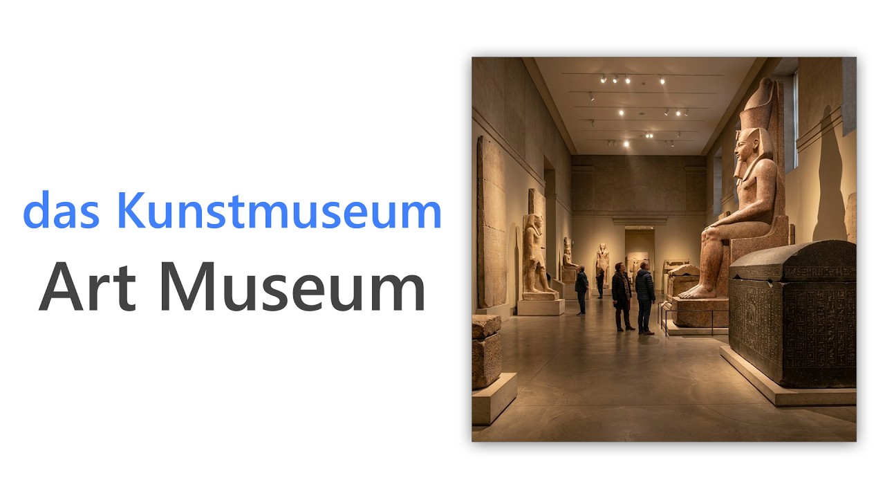 60 German Words for the Art Museum | B1 German Vocabulary