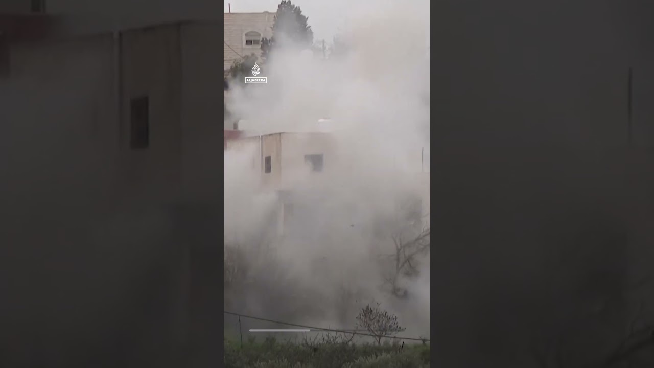 Israeli forces demolish a house in West Bank after evacuating family