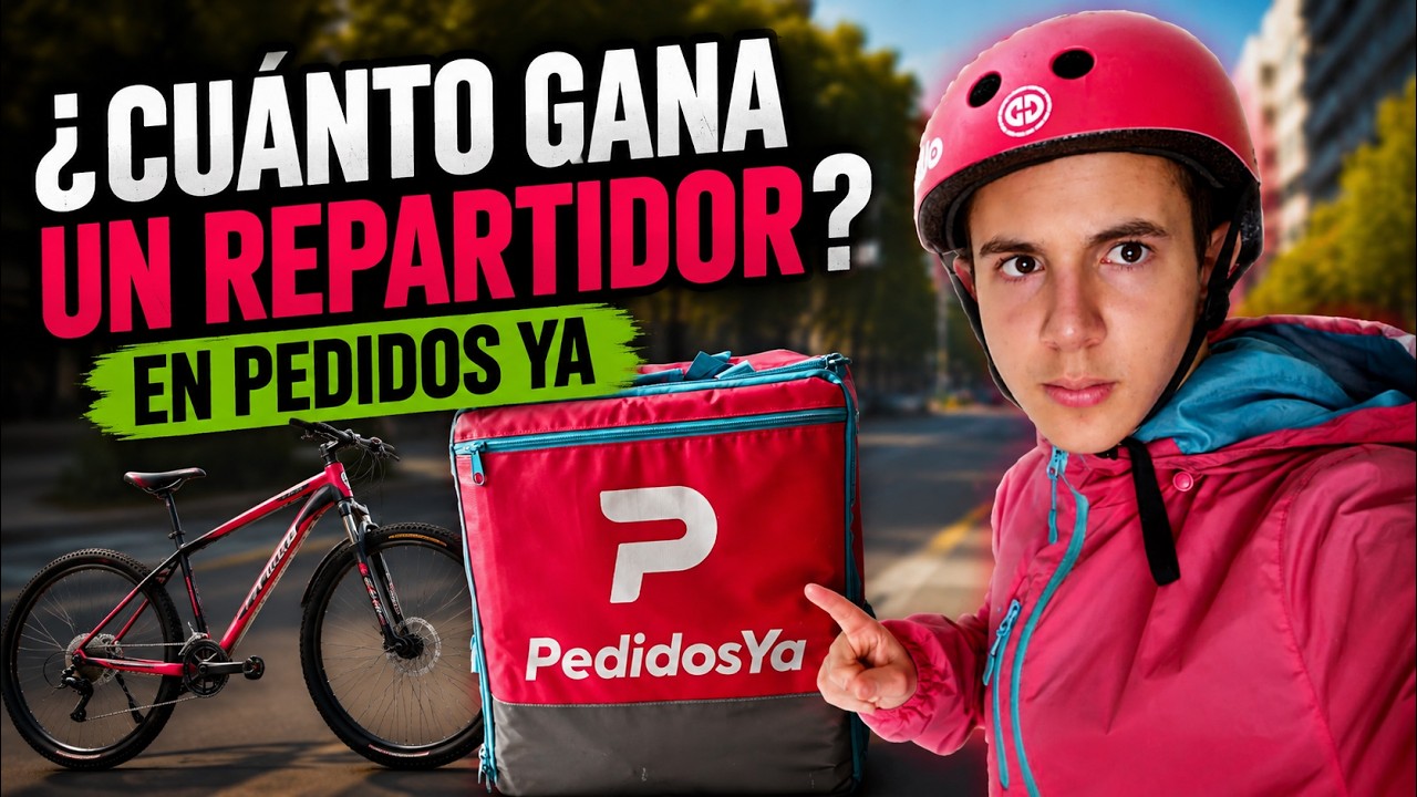 ¿Cuánto GANA una BICICLETA en Pedidos YA? - Santiago Vich