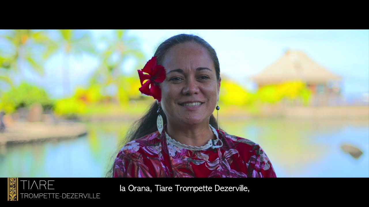 Meet Tiare Trompette, the famous Hei Tahiti troupe leader