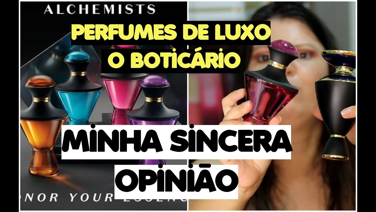 LINHA ALCHEMISTS O BOTICARIO OPINIÃO SINCERA