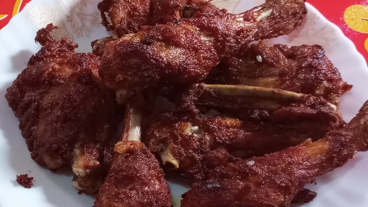 চিকেন ফ্রাই রেসিপি। 😋😋 Chicken Fry.😋