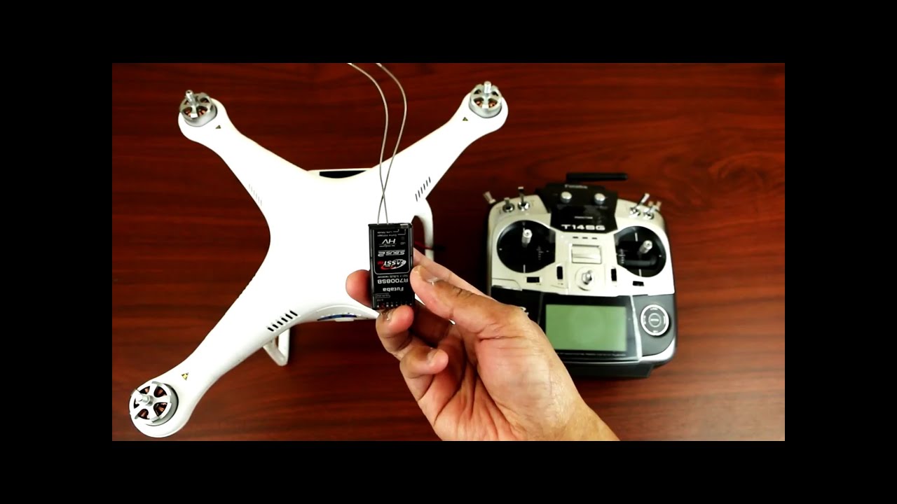 DJI Phantom 2 - Futaba T14SG Receiver Installation & Binding (Part: 1)