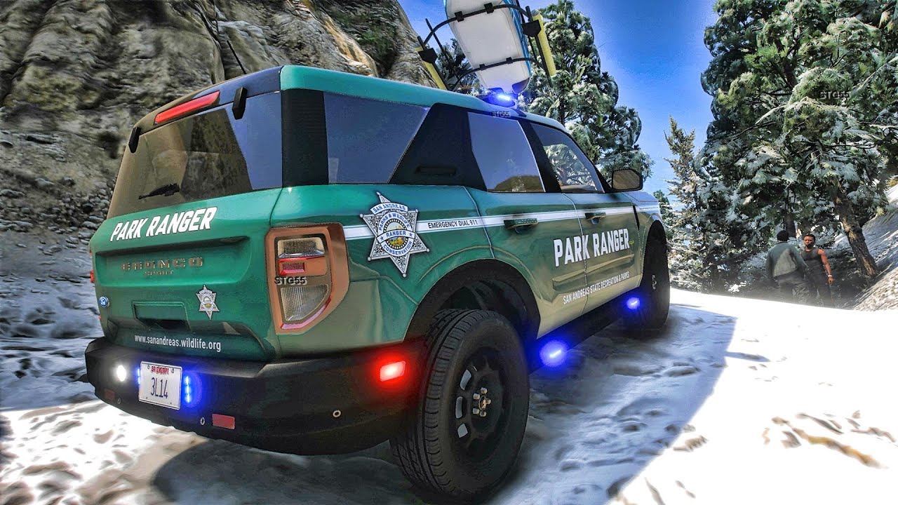 Играю в GTA 5 за ПОЛИЦЕЙСКОГО Park Ranger Patrol | GTA 5 Lspdfr Mod | 4K