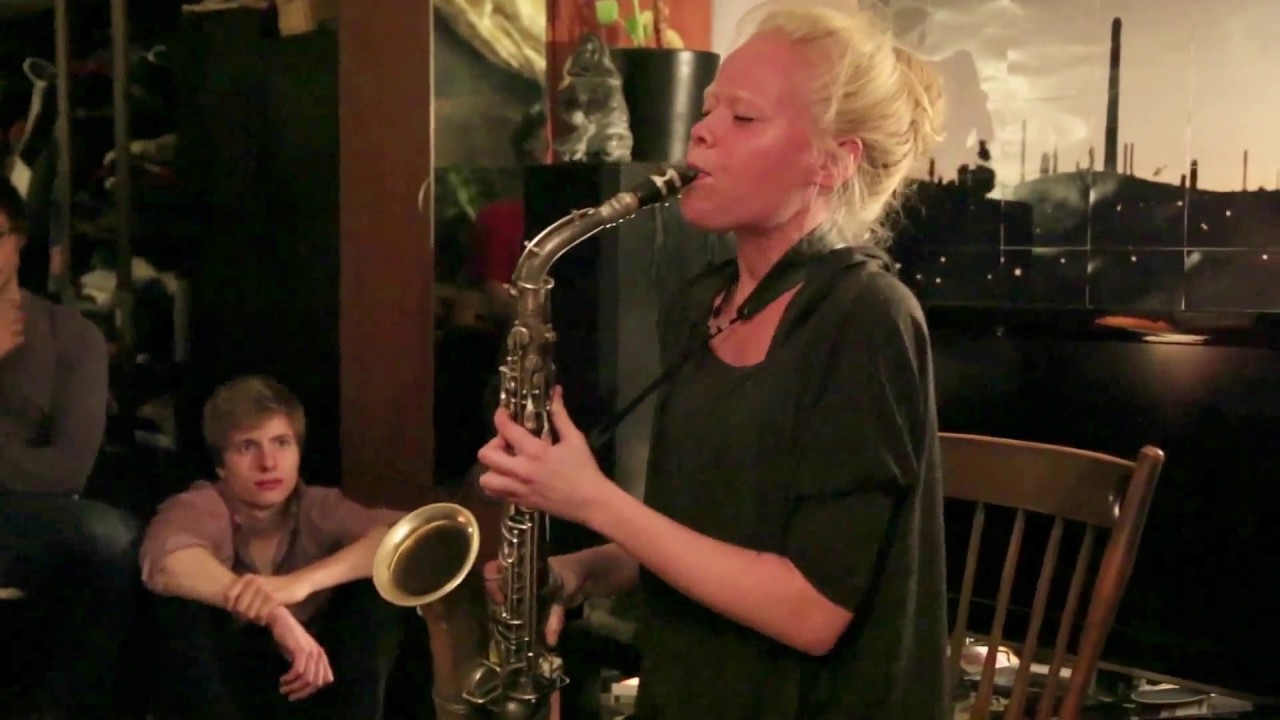 Mette Rasmussen solo - at Ze Couch concert series, Brooklyn - Oct 13 2013