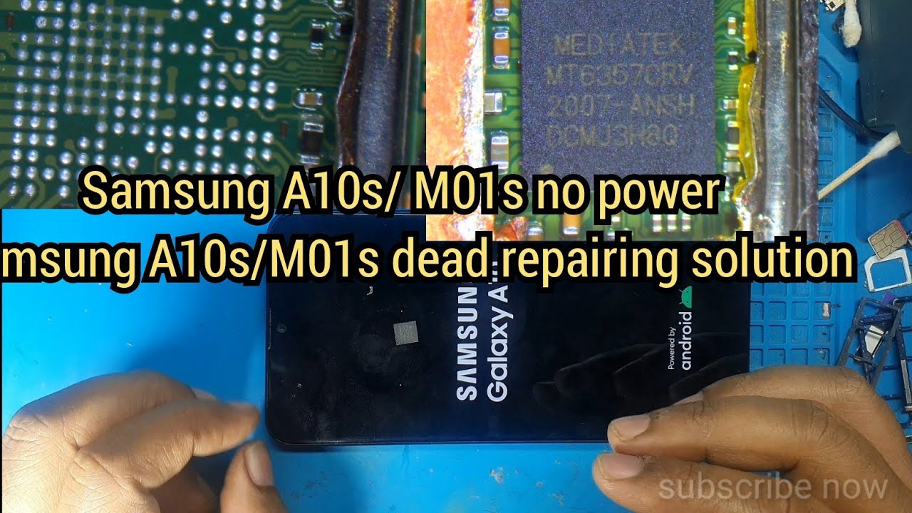 Решение проблемы отсутствия питания на Samsung A10s, M01S ||Решение проблемы с питанием на Samsun...