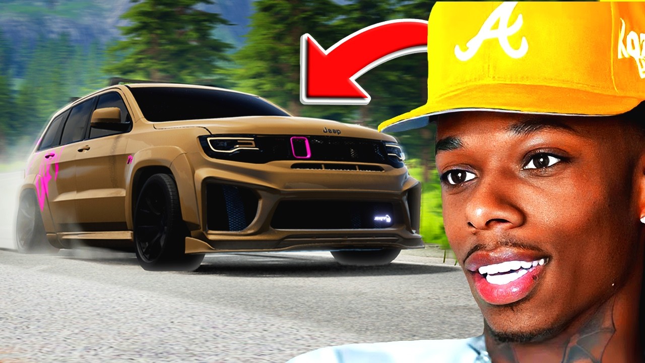 Driving QUAN WIDEBODY TRACKHAWK in BeamNG Drive