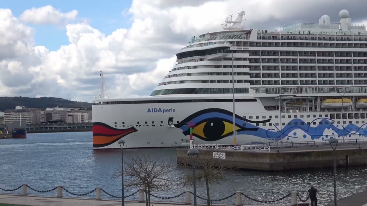AIDA perla zarpando de A Coruña   14012026
