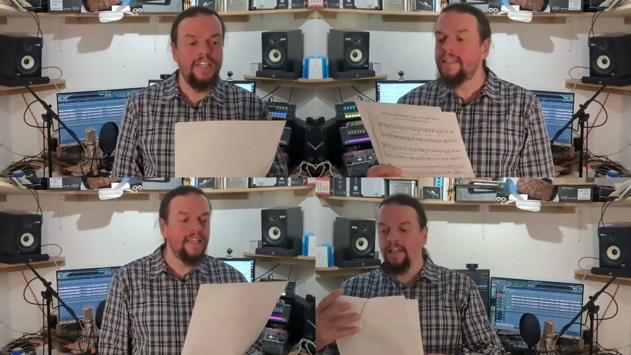 If thou but suffer God to guide thee - Bach - split screen