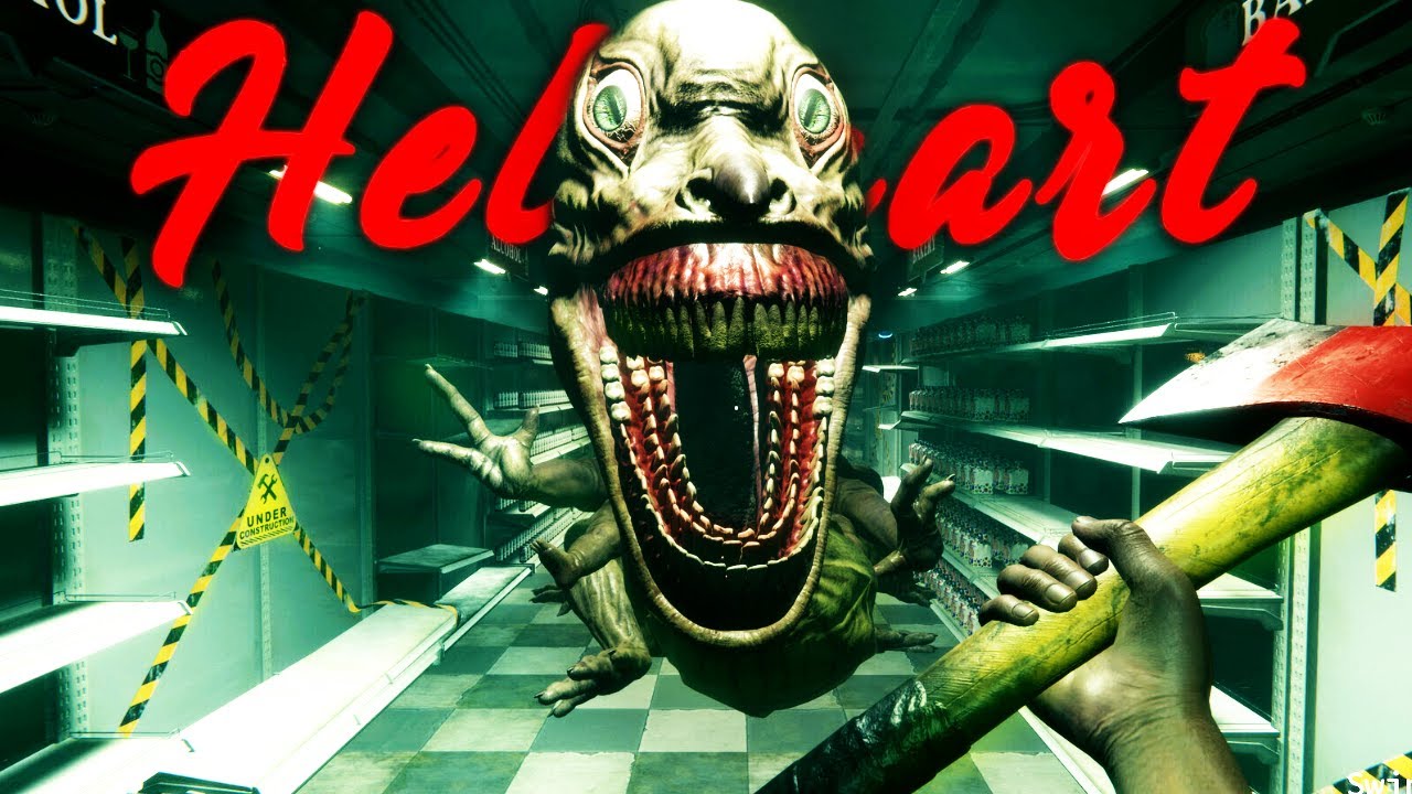 Working at a Haunted Supermarket... | Hellmart (Full Game Ending)