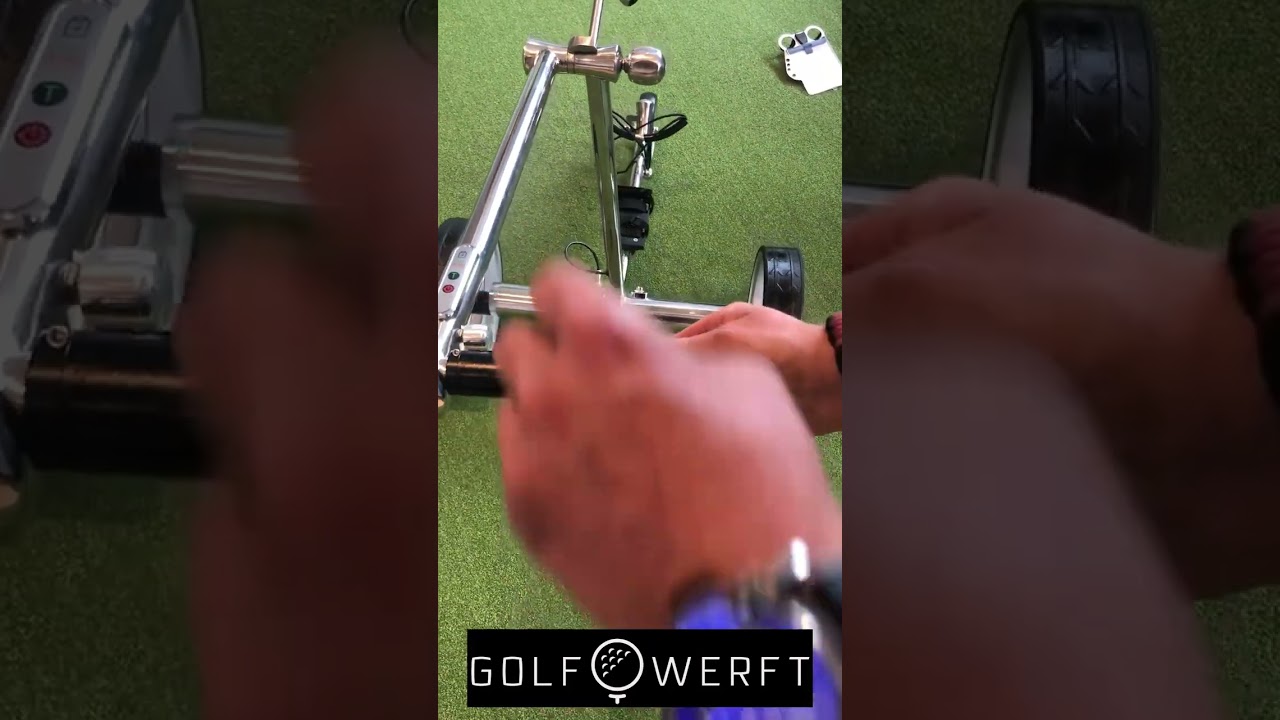 ClubCad Edelstahl Golftrolley