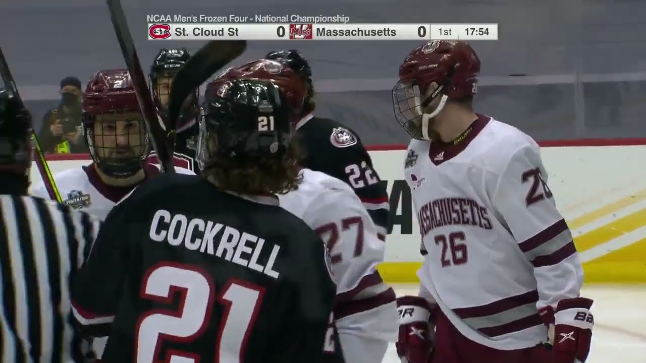 NCAA   Apr.10/2021   Frozen Four - Final  St. Cloud State - Massachusetts