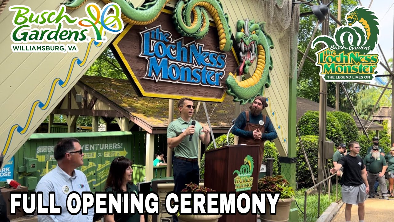 Loch Ness Monster: The Legend Lives On Opening Ceremony| Busch Gardens Williamsburg