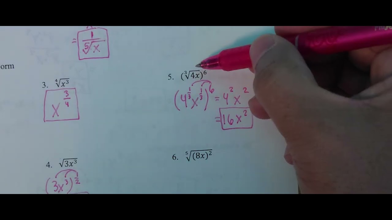 Rational Exponents Part 2
