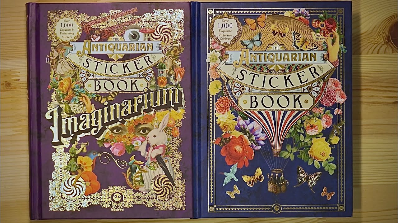 The Antiquarian Sticker Book & Imaginarium | Flip Through