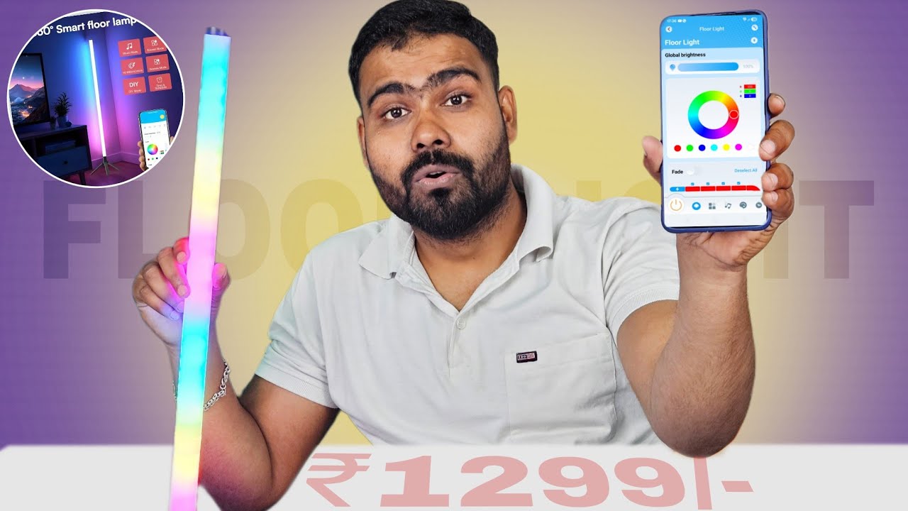 I Bought this LED Floor Lamp with App Control 😍 