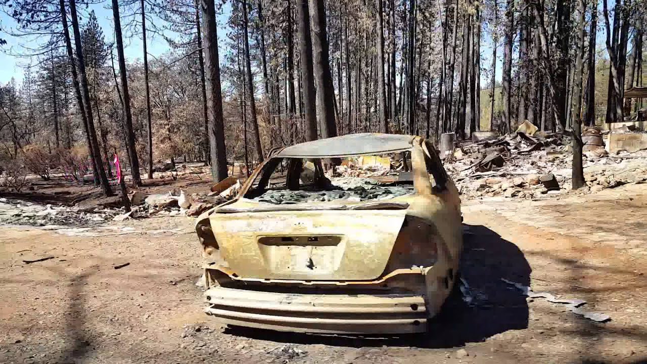 Hobergs area following the Valley fire in Lake County