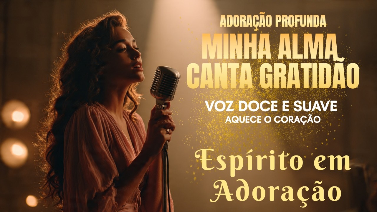 MINHA ALMA CANTA GRATIDÃO | Voz Doce Que Aquece o Coração | Espírito Em Adoração
