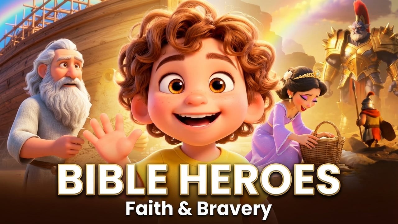 Bible Stories Songs for Kids Part 1 🌟 18 Minutes | Christian Nursery Rhymes Compilation| Naratune TV