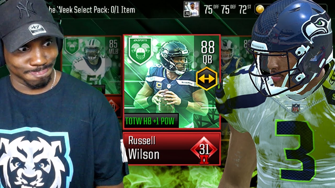 MADDEN MOBILE 19 OVERDRIVE GAMEPLAY! EXCHANGING PLAYERS FOR TOTW HERO RUSSELL WILSON! Ep. 2