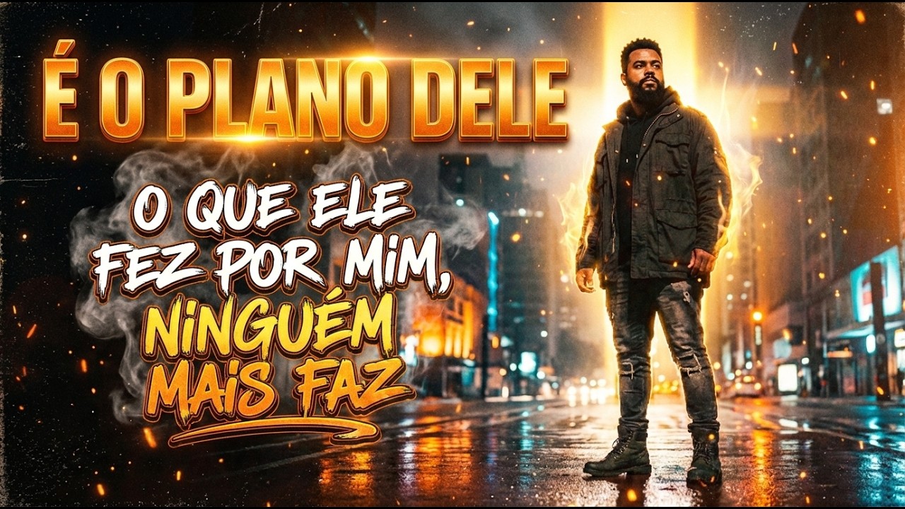 É O PLANO DELE | Trap Gospel 2026 Sobre Propósito e Confiança em Deus