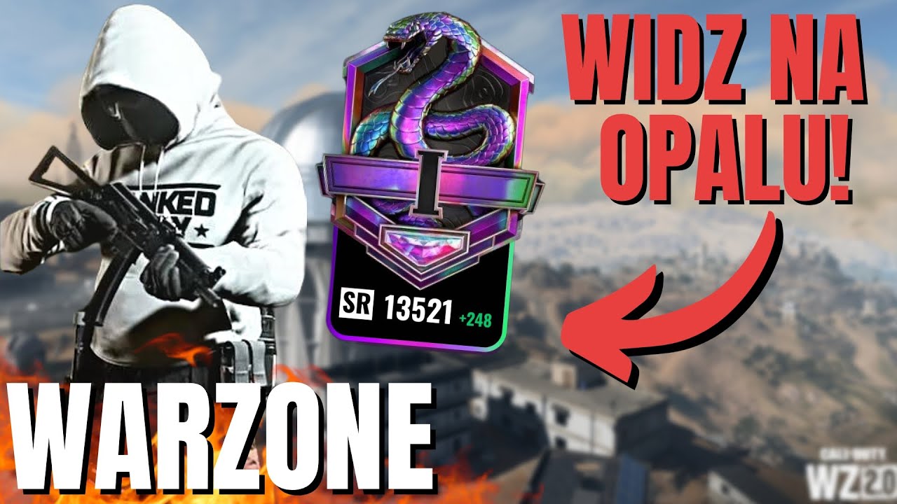 WIDZ ZDOBYŁ OPAL W WARZONE! - KOMENTUJĘ GRE WIDZA