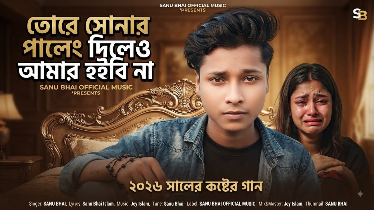 তোরে সোনার পালেং দিলেও আমার হইবি না😭 ২০২৬ সালের কষ্টের গান | Bangla Folk Song | Baul Sad song 2026