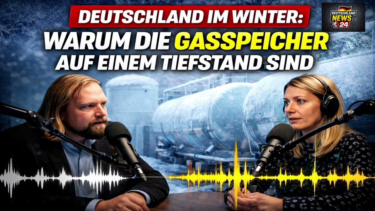 Deutschland im Winter: Warum die Gasspeicher auf einem Tiefstand sind