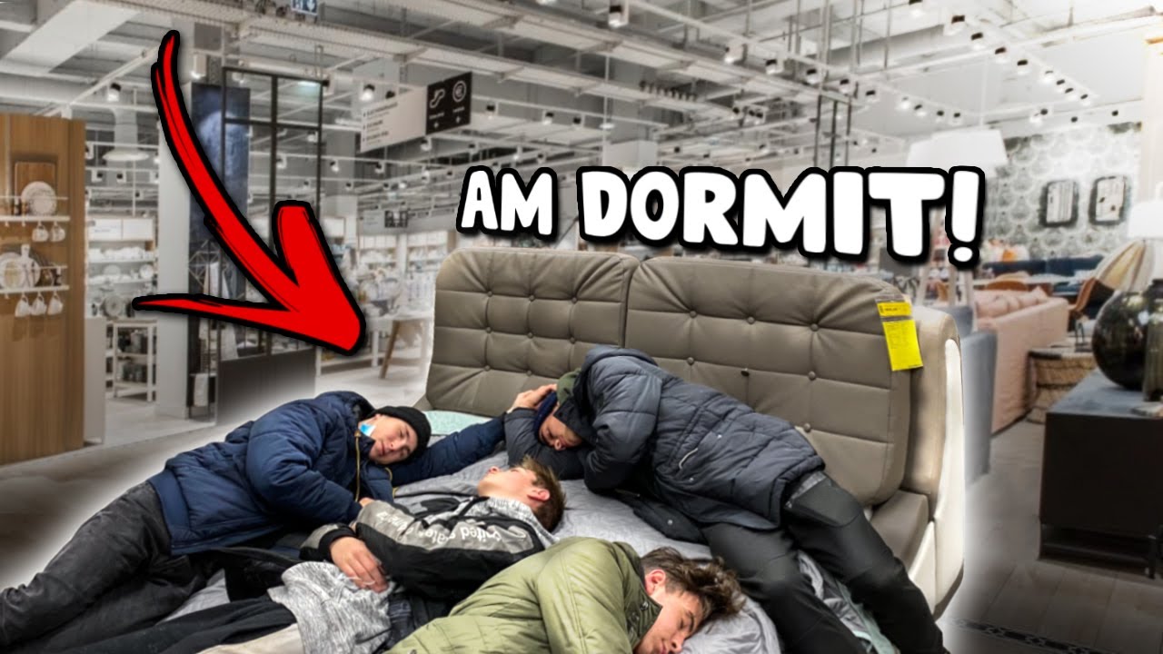 AM DORMIT ÎN MAGAZIN