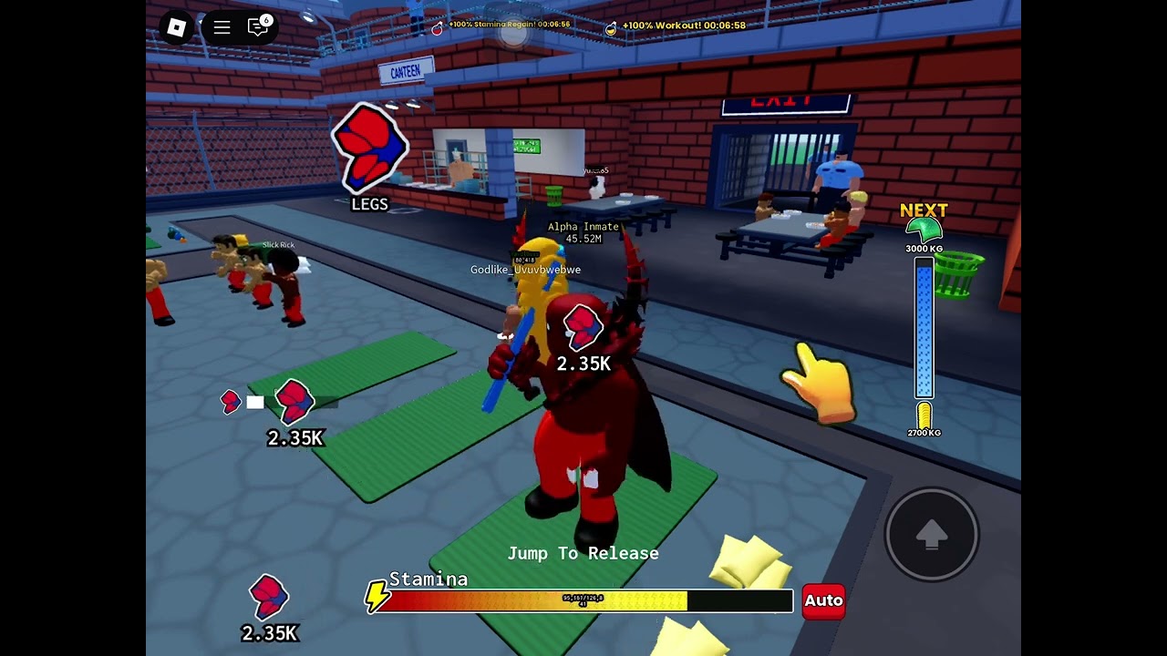 Hitting prestige 25 in prison pump - roblox