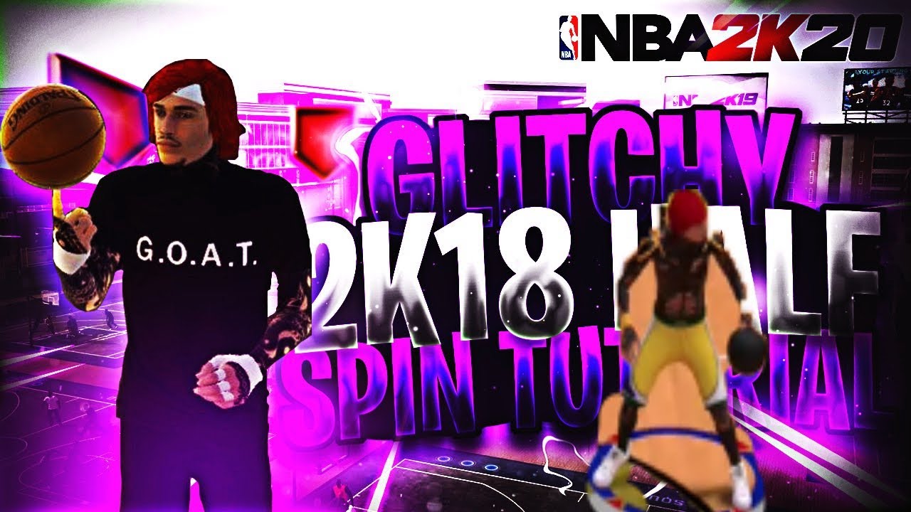 NBA 2K20 ADVANCED GLITCHY 18 HALFSPIN DRIBBLE TUTORIAL//WITH HANDCAM