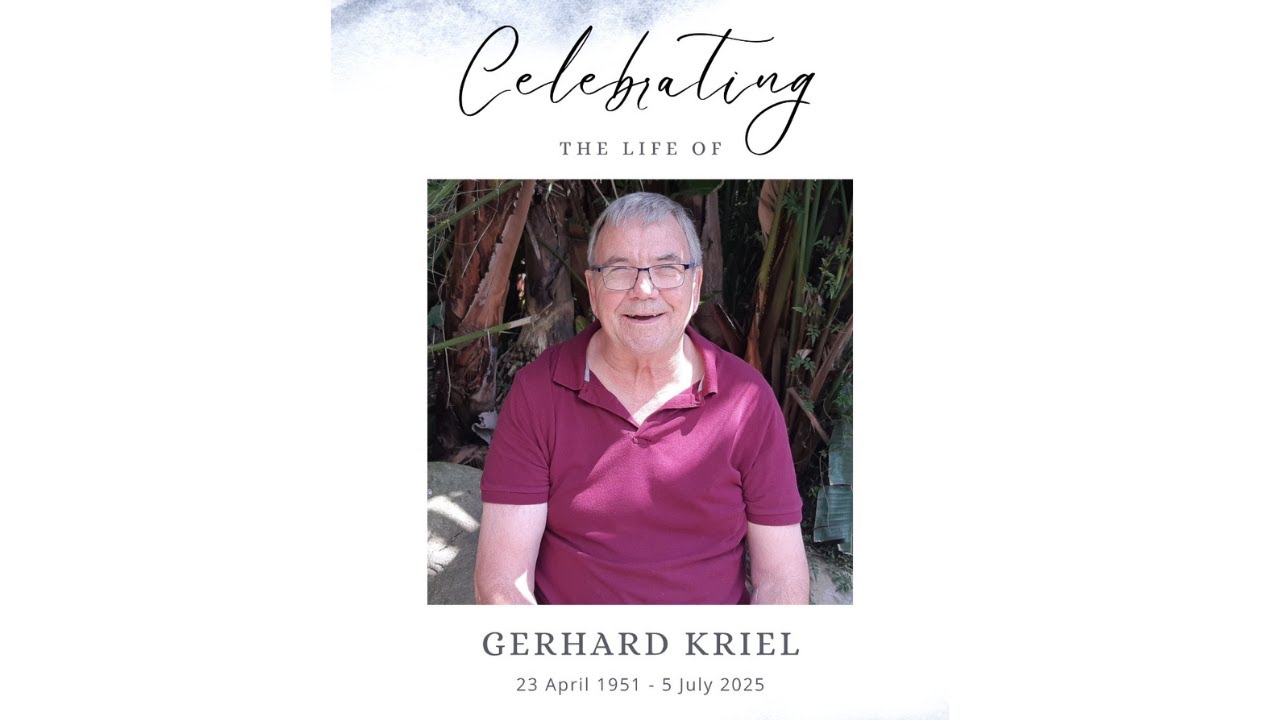 Celebrating the life of Gerhard Kriel