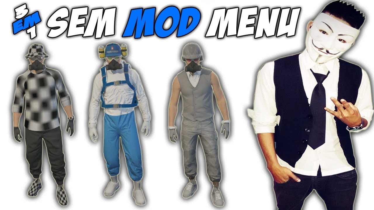 GTA V TRAJE MODDER SEM MOD MENU [3 TRAJES COM APENAS 1 GLITCH]