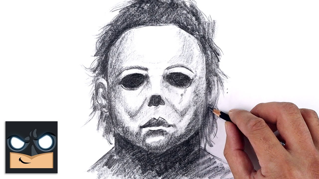 How To Draw Michael Myers | Halloween Sketch Tutorial