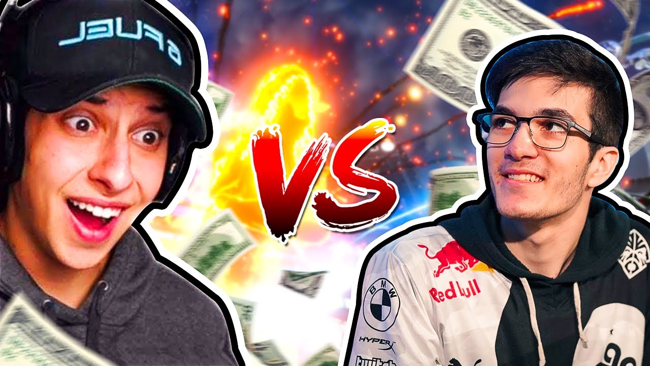 I Challenged A Rocket League Pro to a 1v1 for $1,000 (C9 Squishy)