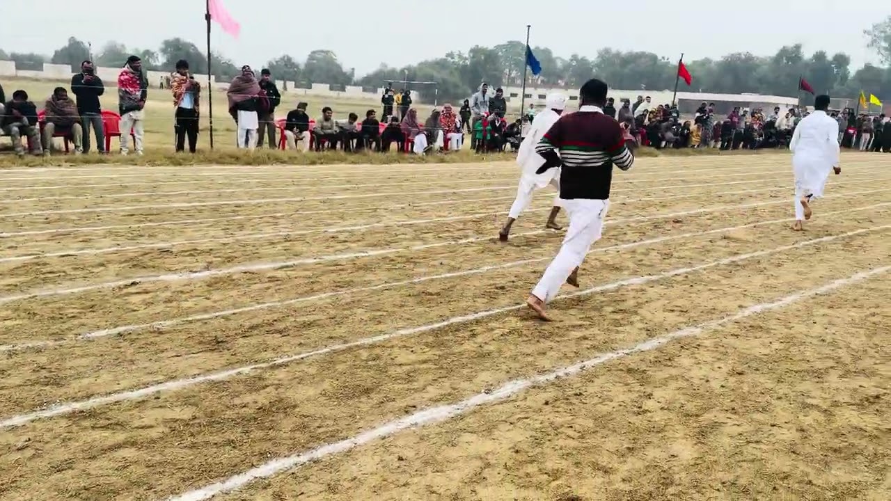 Over 45 running 100mtr at Karandi Mansa