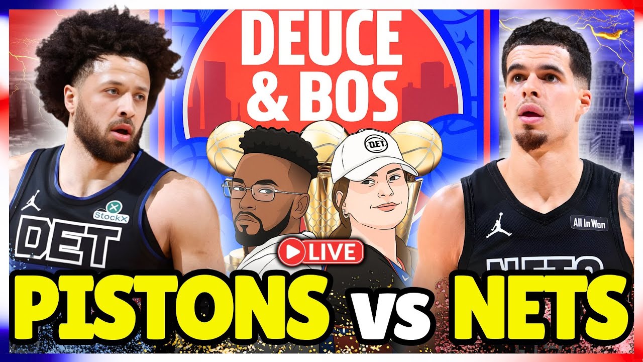 Pistons Clash With The Nets! | Live Reaction! #nba #pistons #brooklyn