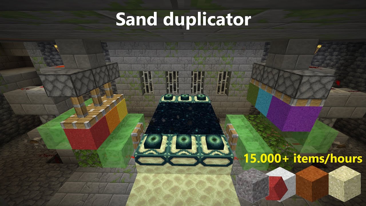 Cara Membuat Sand duper di minecraft 1.20+