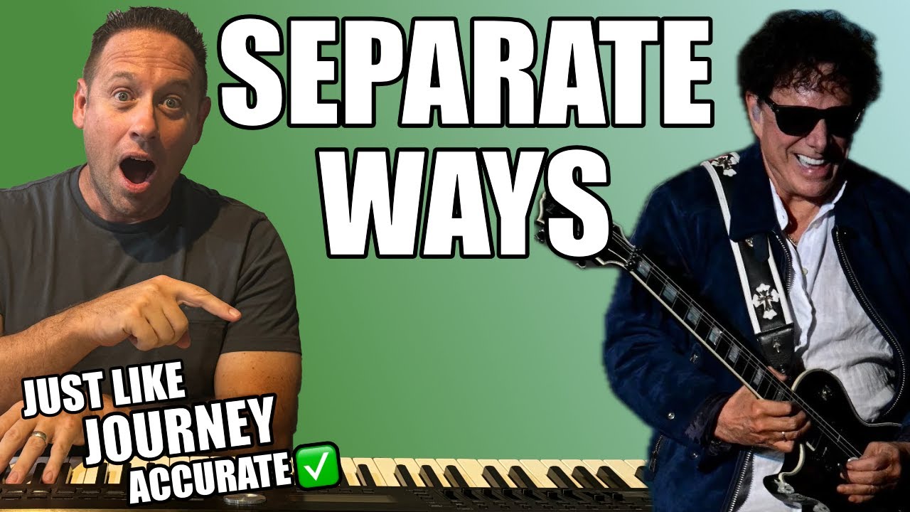 Learn To Play Piano | Separate Ways - Journey | Accurate Lesson | Easy Tutorial