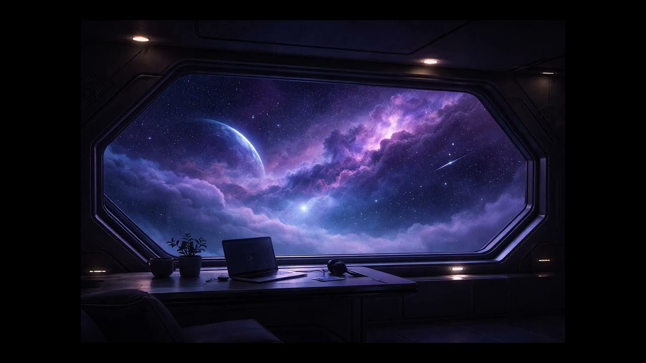 Night Focus Mix 🌙 1 Hour | Chill Ambient & Space Lo-Fi Beats