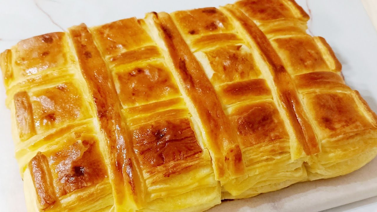 Jedite listić po listić! 😋 Lisnata pogača-hleb!🤗 
