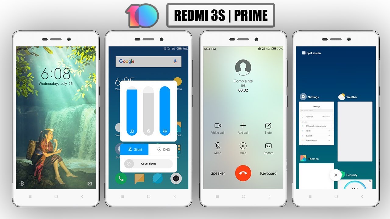 STABLE MIUI 10 FOR REDMI 3S/PRIME