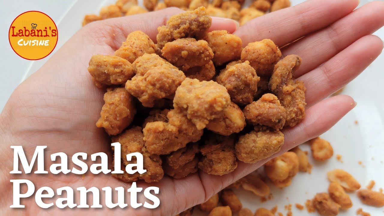 Crispy and Spicy Masala Peanuts (Groundnuts) | Evening snacks recipe | Masala Peanuts