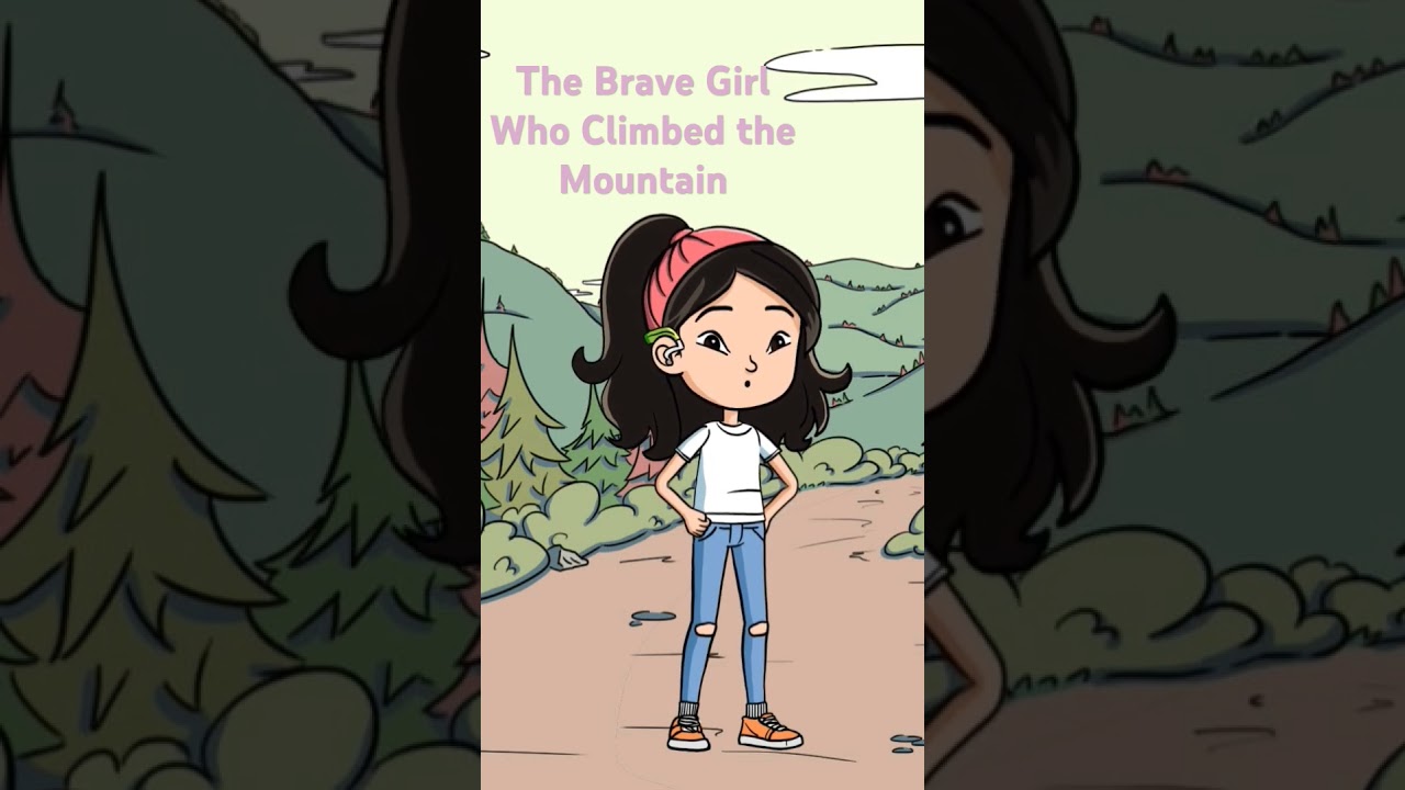 A Girl। The Brave Girl Who Climbed the Mountain। Animation। Cartoons। 