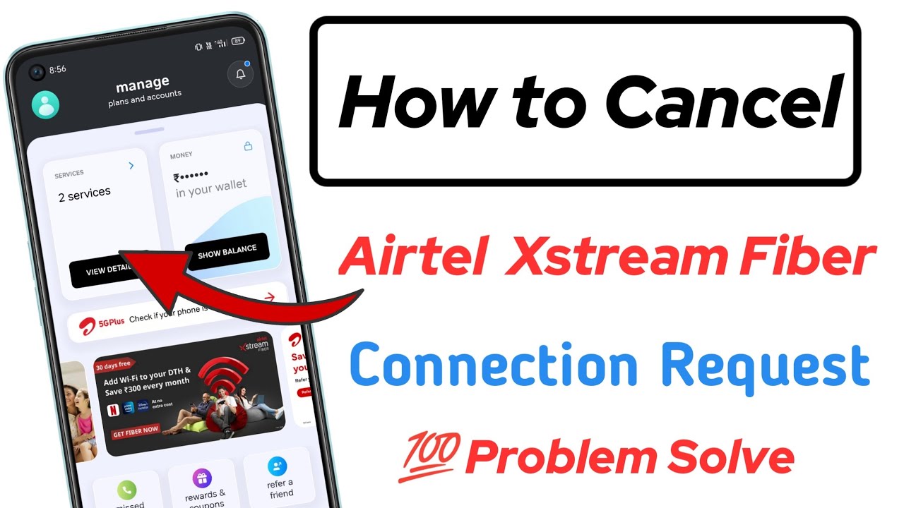 How to cancel Airtel xstream fiber connection request | Airtel fibre request cancel