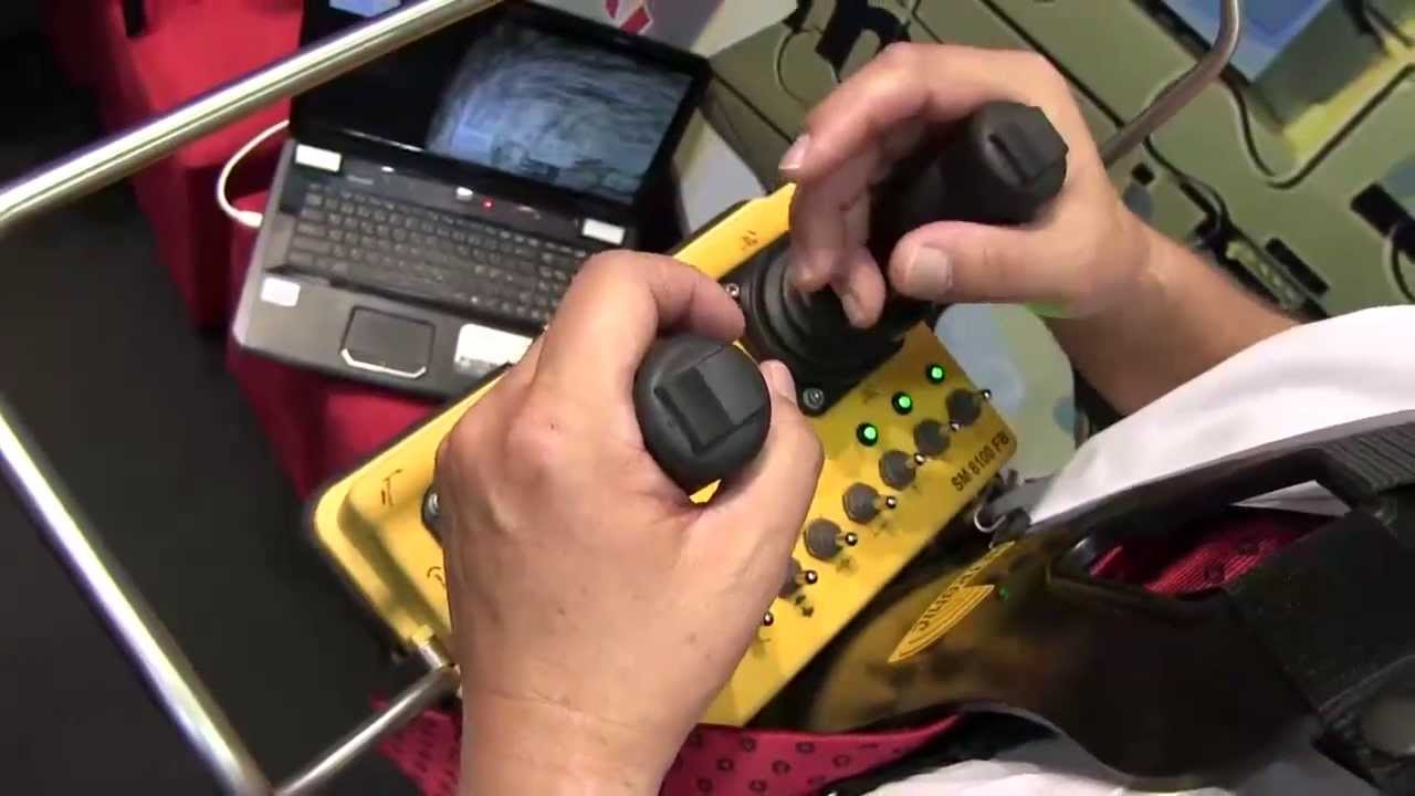 Normet's shotcrete simulator for training purposes